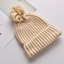 Beanie Solid Color Kids Knitted Hats Children Beanie Cap For