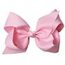 Big 6" Hair_Bows Clips Solid Color Grosgrain Ribbon Larger Hair Bows Alligator Clips Hair Accessories for Baby Girls Infants