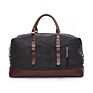 Blank Vintage Cotton Large Personalized Weekend Overnight Men Travel Duffle Canvas Duffel Bag