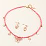 Bohemia Colourful Beads Tassels Jewelry Sets Rainbow Butterfly Shell Flower Pendant Necklace Earrings Sets