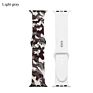 Boorui Silicone Print Patterns Watch Bands for Apple Watch Band Designer Straps for Apple Watch Series 7 6 5 4 3 2 1 /