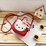 Bow Little School Party Pu Leather Small Decoration Cartoon Child Cute Girls Baby Shoulder Hand Mini Sling Kids Bags
