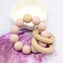 Bpa Free Baby Wooden Toys Teether Infant Baby Rattle