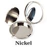Bright Cute Felt Fabric Lovely Cute Animals Cat Kitty Compact Mirror Pocket Hand Mirror Vanity Mirror