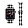 Buffalo Plaid Printed Strap for Apple Watch Bands Silicone, Replacement Designer Sports Band for Iwatch Bands 41Mm 45Mm