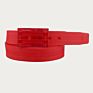 Candy Colors Silicone Kids Belts, Cute Design Plastic Buckle Belts