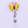 Cartoon Butterfly Insect Night Owl Holder Clips Badge Holder for Student Nurse/Worker Card Holder Reels Yougster Gift