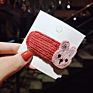 Cartoon Knitted Animals Fruit Hairpins Girls Kids Wool Hair Clips Accessories for Baby Barrettes
