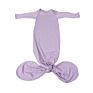 C'dear Newborn Modal Nightgown Long Sleeve Knotted Baby Sleeping Bags Baby Gown