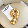 Checkerboard Children's Wool Scarf Knitted Korean Check Children Thick Warm Autumn and Women Baby Scarf Men Kids Scarf