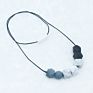 Chewable Bpa Free Teething Necklace Baby Silicone Teether Nursing Necklace for Mom Safe Toys for Teeth