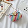 Children's Bag Seven-Color Children's Small Goes with Everything Girl's One-Shoulder Cross-Body Chain Saddle Access