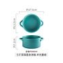 Chinese Creative Ceramic Straight Soup Pot Simple Household Soup Pot Kitchen Hotel Tableware Decoration Set