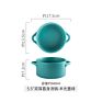 Chinese Creative Ceramic Straight Soup Pot Simple Household Soup Pot Kitchen Hotel Tableware Decoration Set