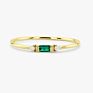 Choose Your Color Baguette and round Stones Ring Bar Set Rings Jewelry Women Rings for Women