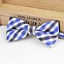 Classical Men's Bow Tie Plaid Striped Flexible Bowtie Smooth Necktie Soft Matte Butterfly Decorative Pattern Color Ties