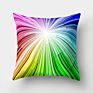 Colorful Crayon Sense Ripple Vortex Colorful Creative Cushion Peach Skin Pillowcase