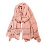 Comfort Soft Autumn Striped Warm Cotton Men Scarf with Tassel