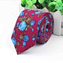 Cotton Rose Men's Colourful Tie Ties Necktie Narrow Chrysanthemum Slim Skinny Cravate Narrow Thick Neckties 6Cm