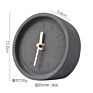 Creative Minimalist Table 3D Art Color Cement Alarm Clock Simple Sublimation Concrete Mini Desk Clock Retro Unique Gift Horloge