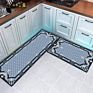 Cute Cartoon Sucking Water and Oil Kitchen Mats Kitchen anti Slip Mat Home Stain Resistance Kitchen Floor Mat Waterproof