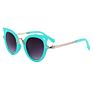 Cute Children Pc Lens Retro Cat Eye Kid Sunglasses