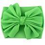 Cute Silk Solid Headband Bow Tie Baby Nylon Headband Hair Accessories Headwrap for Babies