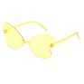 Design Colorful Butterfly Frameless Shape Baby Kids Unisex Cute Shades Sunglasses