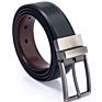 Designer Reversible Belt Rotated Buckle Men Genuine Leather Belt