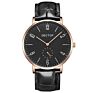 Dg001 Dectop Promotion Stainless Steel Back Mesh Band Silver Men Thin Watch
