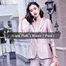 Direct Sell Simple Pant Suit 2 Piece Suit Set for Women Blazer and Trouser Office Lady Style