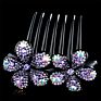 Elegant Double Flower Comb Hairpin Women Hair Clip Accessories Clips Hair