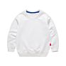 Embroidery Multiple Color Long Sleeves Cotton Plain Kids Baby Sweet Shirt Hoodie Children's Sweater