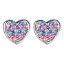 European and America Sell Children's Accessories Unicorn Cat Love-Heart Rainbow Earrings