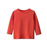 Fall Solid Cnady Color Child 100% Cotton Clothes Long Sleeve Girls Boy's T-Shirts Blouses Childrenwear