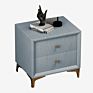 Faux Leather Upholstered Modern Nightstand Bedside Tables for Bedroom