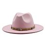 Fedora Hats for Women Cowboy Hat Felt Western Ladies Stageholidsy Party Wide Brim Jazz Cap Sombreros Para Mujeres Gorra