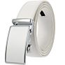 Gina Free Logo Men's Real Leather Ratchet Dress Belt with Automatic Buckle