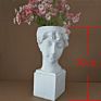 Gothic Resin David Head Resin Sculpture Penholder for Model Home