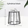 Grace Glass Vase Modern Hydroponic Iron Line Flower Glass and Gold Vases Plant Holder Home Decor Vase Crystal Glass