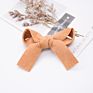 Hair Accessories for Kids Bow Corduroy Fabric Knot Bows Hair Clips for Girls