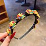 Hair Accessories Girls Flower Headbands Braid Headband