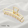 Hair Clip Claw Large Big Hair Claw Clips Gold Metal Hair Claw 11Cm