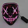 Halloween Mask Neon Led Light up Mask for Festival Cosplay Halloween Costume Masquerade Parties,Carnival,Gifts