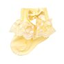 Hf Bow Lace Baby Socks Newborn Candy Color Cotton Baby Socks Cute Baby Socks Princess Style