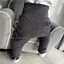 High Waist Baby Girls Big Pp Pants Autumn plus Plush Children Boys Infant Harem Pants Leggings