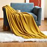 Ihome in Stock Textured Soft Sofa Souch Decorative Knit Cashmere Woven Throw Blanket