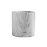 Indoor Outdoor Marble Grain Ceramic Decorative Garden Plants Ceramic Flower Pot with Tray