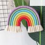Ins Decoration Nordic Style Home Children's Room Decoration Pendant Woven Rainbow Hanging Wall Decoration
