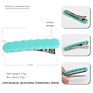 Ins Scallop Edge Hair Clips Wave Simple Bar Alligator Hair Clip Grips Color Hair Accessories